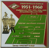 Значок 1951 - 1960 Спартак - серия закрыта (9)